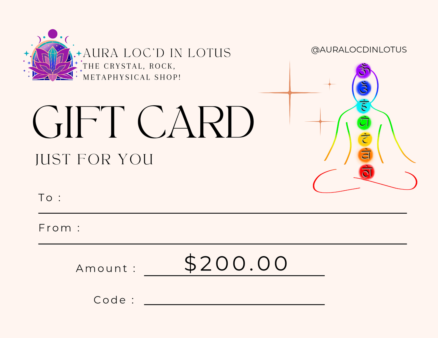 A L.I.L Gift Card 🎁